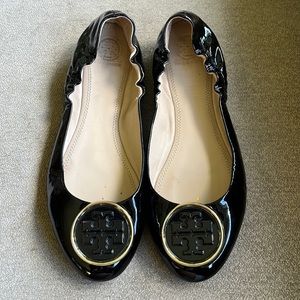 Tory Burch Black Flats 9.5
